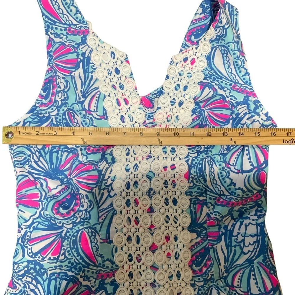 Lilly Pulitzer for Target 20th Anniversary Shift Dress Blue Seashell Print - Picture 11 of 12
